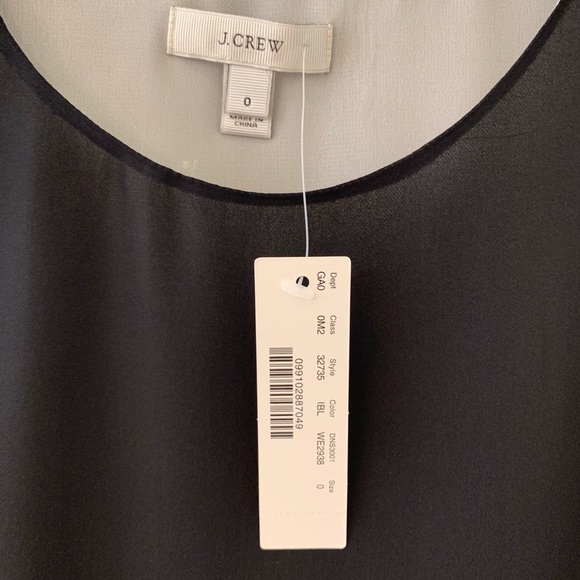 J. Crew Silk Shift Sz 0 - Picture 3 of 4